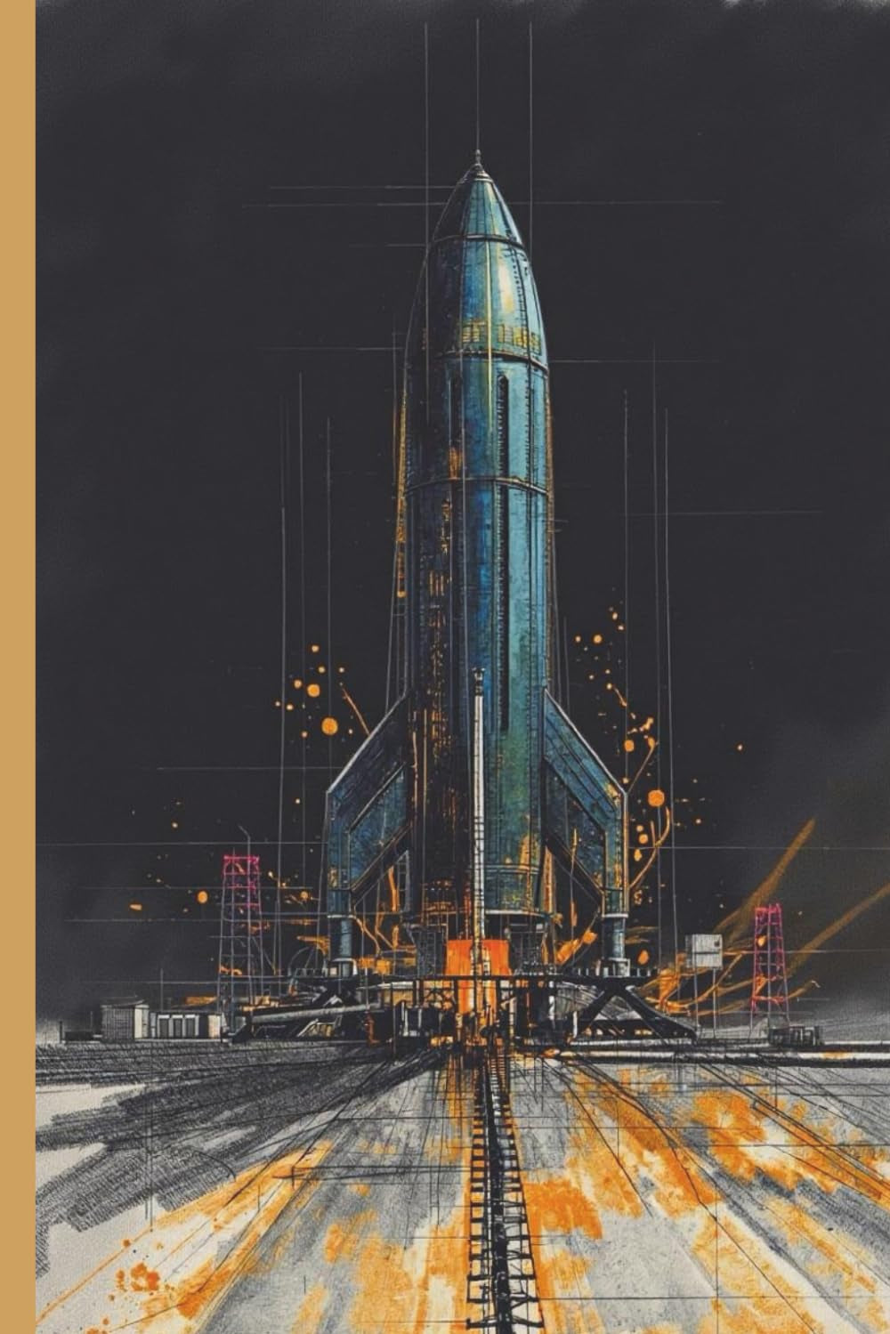 Rocketship Journal for Space Lovers: A lined 6x9 notebook for outer-space-lovers