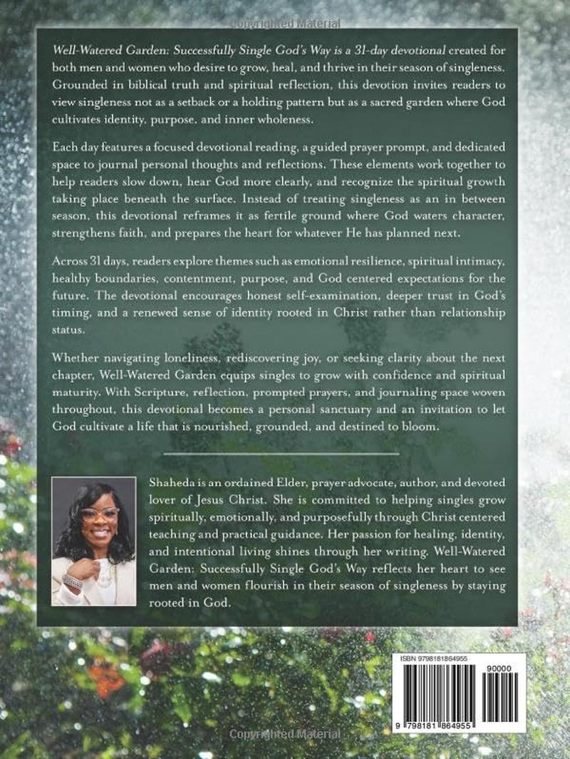 Well-Watered Garden: Successfully Single God's Way 31-Day Devotional