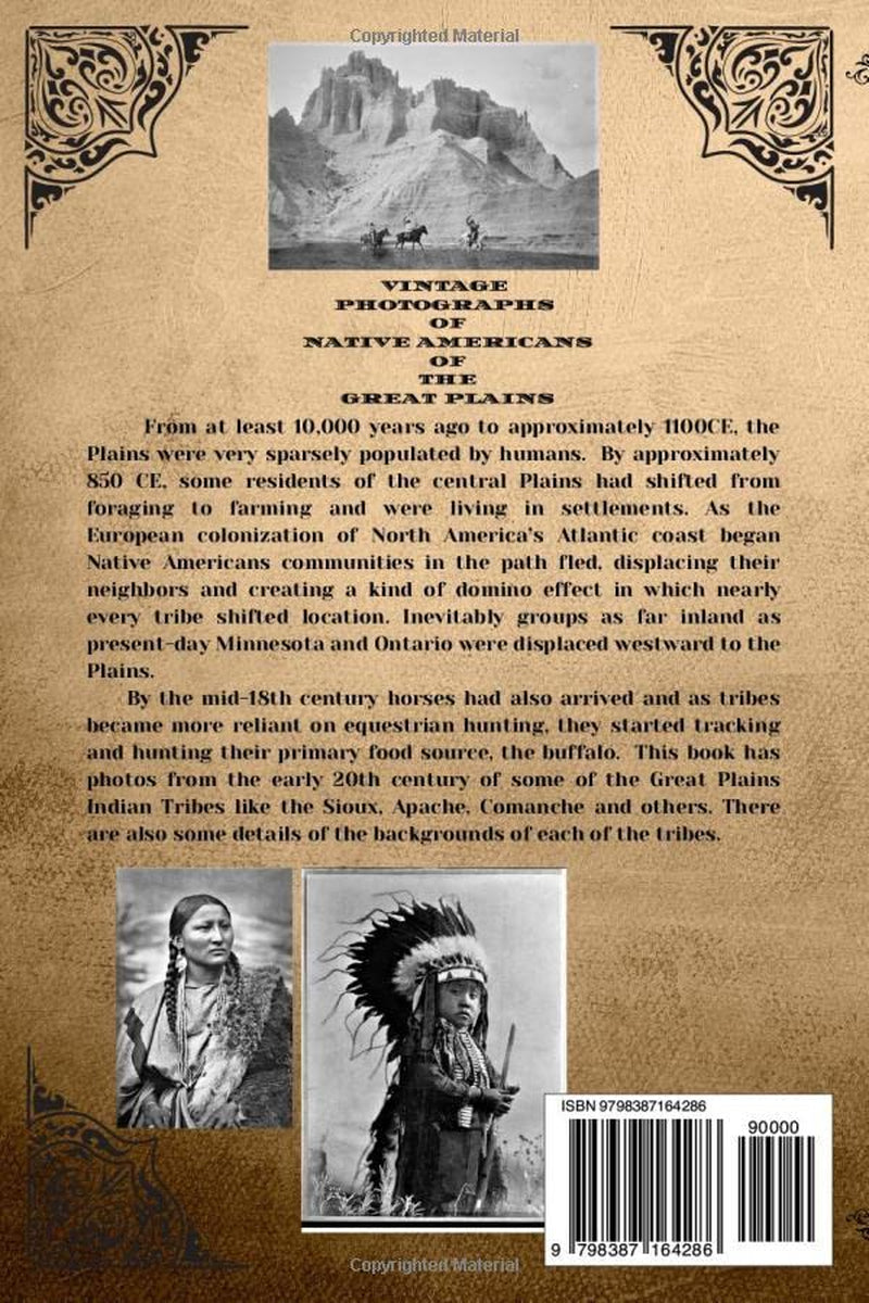 VINTAGE PHOTOGRAPHS OF NATIVE AMERICANS OF THE GREAT PLAINS