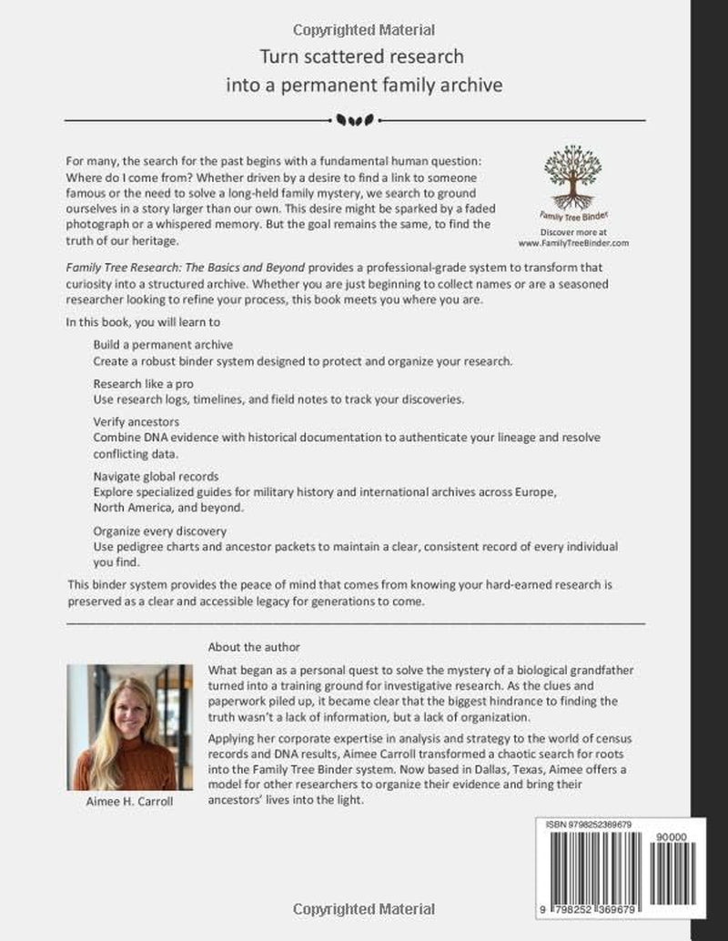 Family Tree Research: The Basics and Beyond