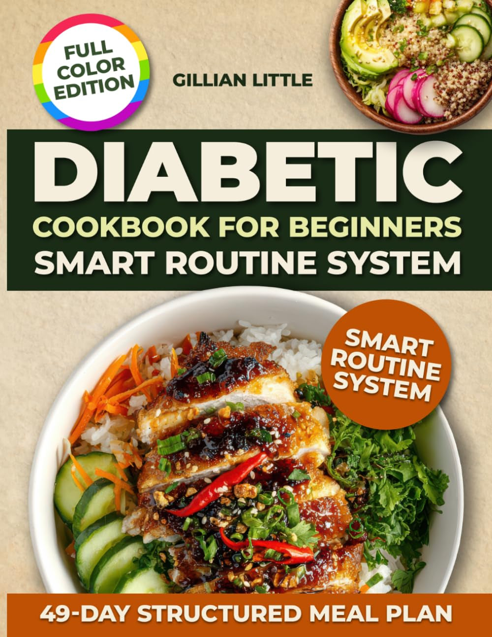Diabetic Cookbook for Beginners Smart Routine System: Cook with Clarity Using Beginner-Friendly Recipes, Budget-Aware Tips, and Structured Planning for Daily Ease – 49-Day Meal Plan | Full Color