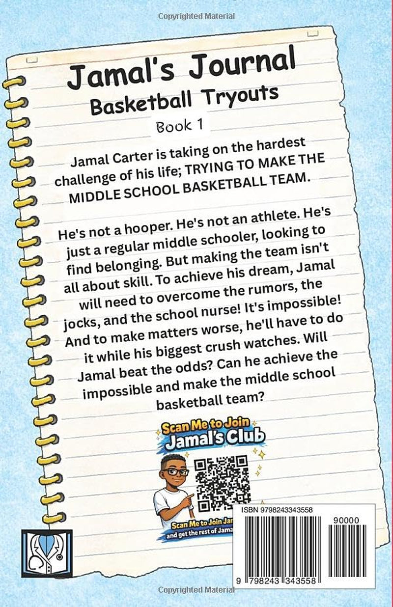 Jamal's Journal Book 1: Basketball Tryouts