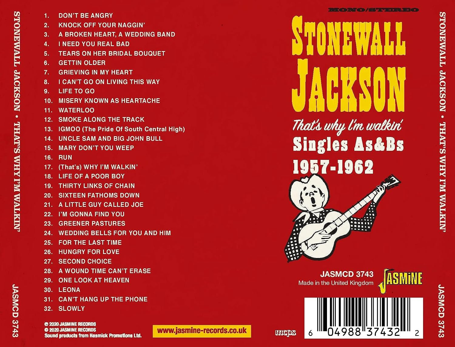 That's Why I'm Walkin' - Singles As & Bs 1957-1962 ORIGINAL RECORDINGS REMASTERED