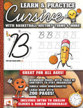 Cursive Handwriting Basketball Theme Workbook: Learn & Practice Cursive writing for the basketball lover in your life, practice writing letters, ... workbook with 200 pages! Great for all ages!