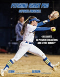 Pitching Chart Pro: Softball/Baseball Pitching Chart Notebook includes Pitcher Evaluation Game Journal Pages and Bonus Scouting Content