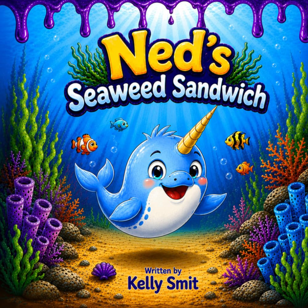 Ned's Seaweed Sandwich: A Funny Rhyming Ocean Adventure for Kids with Hidden Treasures to Find