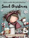 Crafting for Junk Journals Sweet Christmas Ephemera Book: High Quality Images Of Peoples, For Paper Crafts, Mixed Media, Collage Art, and More. (Matte Paper)