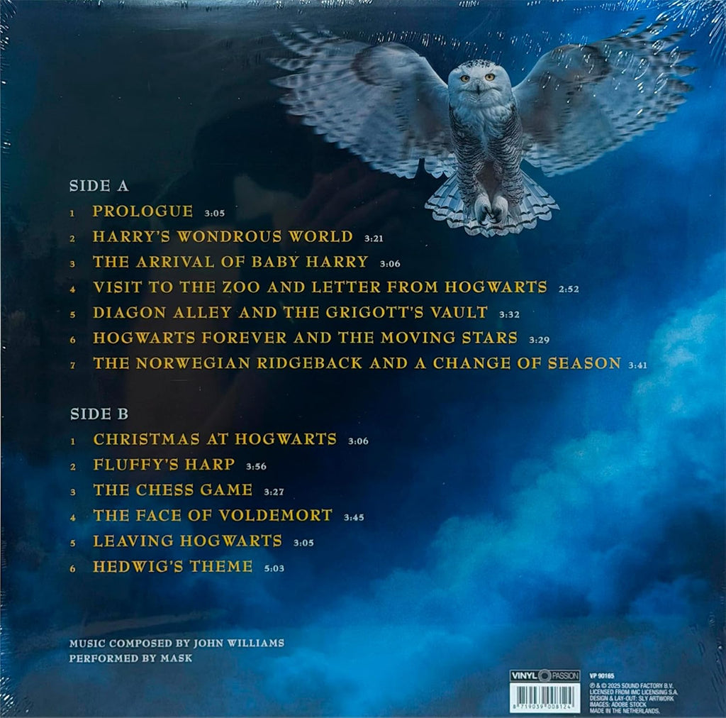 Harry Potter - Sorcerer's Stone / Philosopher's Stone / by Mask Limited Color Edition / White-Blue Marble LР | ONLY 500 Copies Worldwide!