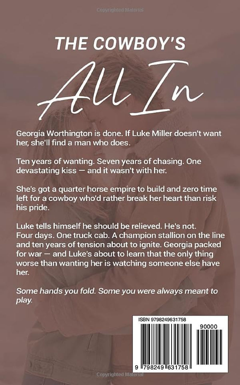 The Cowboy's All In (The Worthingtons Bluff Cowboys)