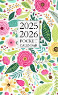 pocket calendar 2025-2026: Monthly Planner For Purse Small Size 2-Year From January 2025 To December 2026 | Floral Cover