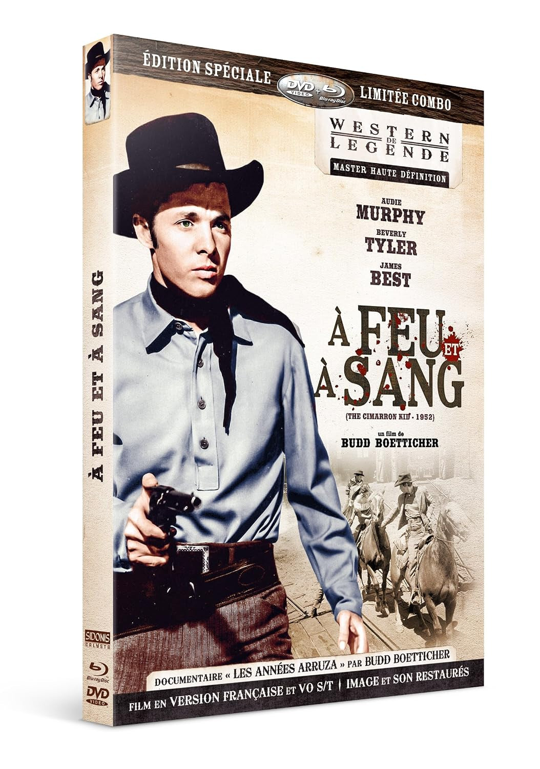 The Cimarron Kid (Blu-Ray & DVD Combo) [ Blu-Ray, Reg.A/B/C Import - France ]