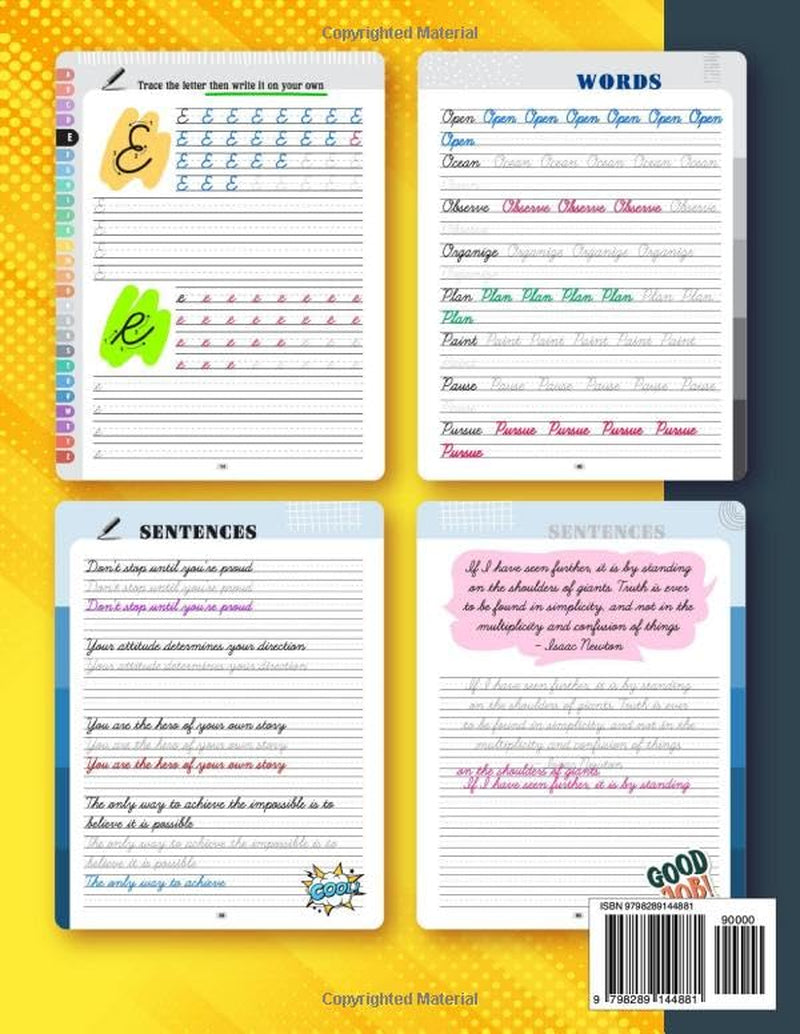 The Cursive Handwriting Workbook For Adults: A Complete Step-by-Step Guide to Master Penmanship with Just 15 Minutes of Daily Practice