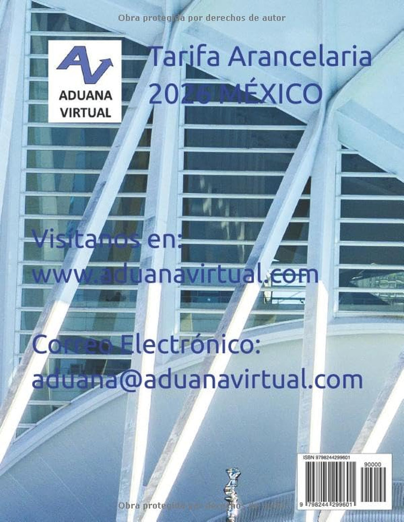 Tarifa Arancelaria 2026 MEXICO: Ley de los Impuestos Generales de Importación y Exportación (Spanish Edition)