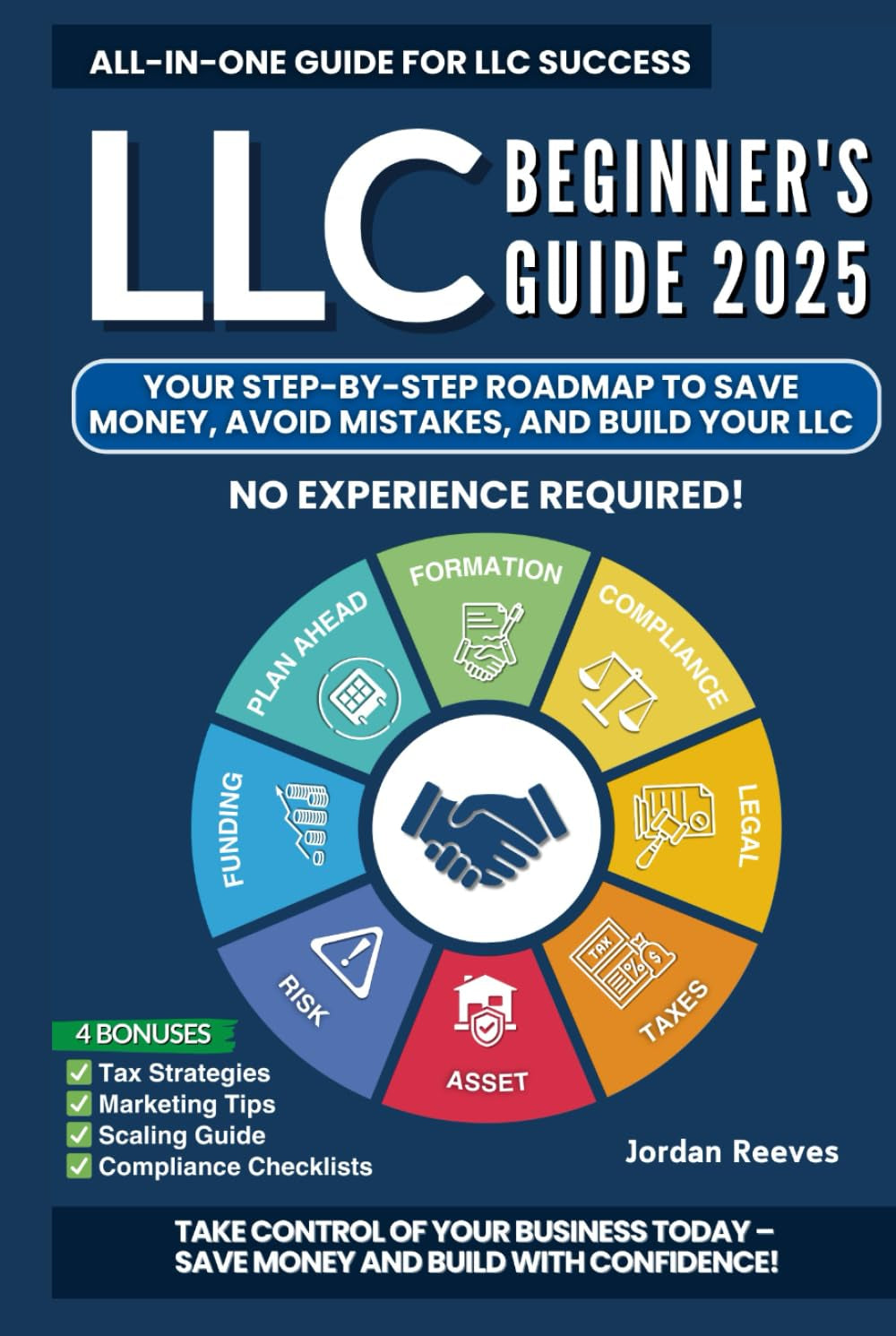 LLC Beginner's Guide: Your Step-by-Step Roadmap to Start and Scale Your Business Without Experience. Smart Tax Solutions, Compliance Essentials, and ... Tips to Save Money and Protect Your Asset!