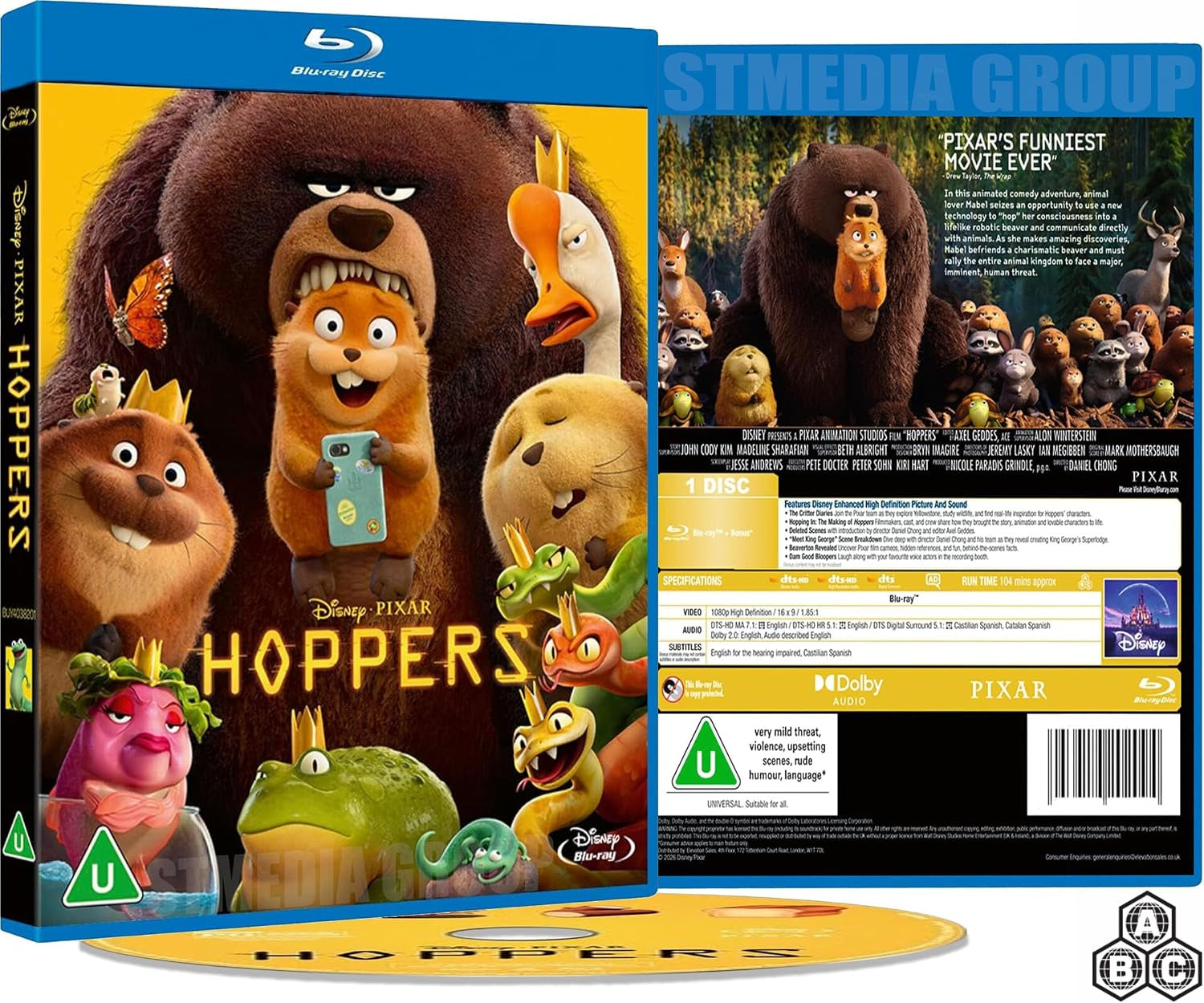 Hoppers (Bonus Features) [Blu-ray] [Region Free]