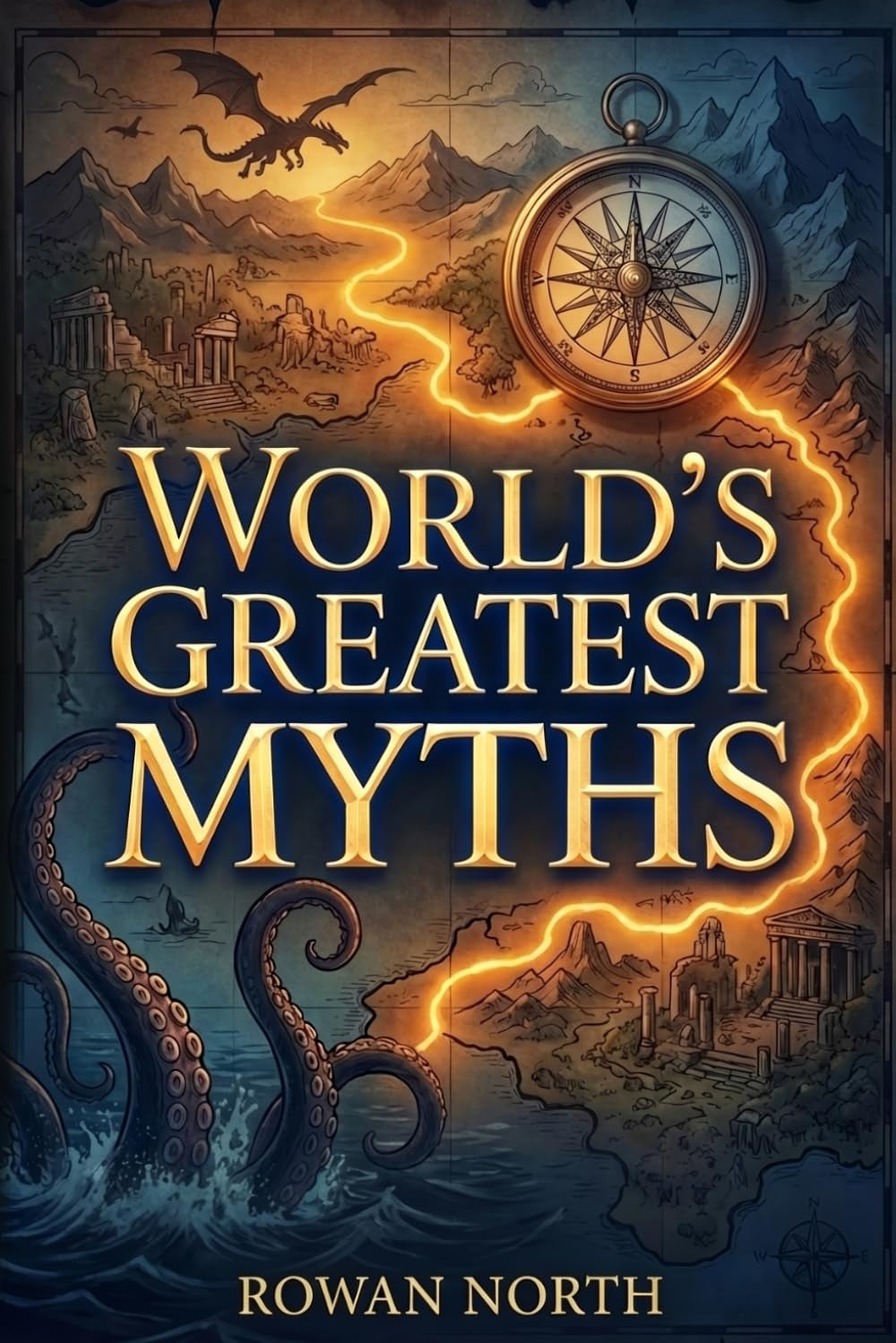 World’s Greatest Myths: A Young Explorer's Guide to Gods, Creatures, Legends, and Lost Empires (B&W Edition)