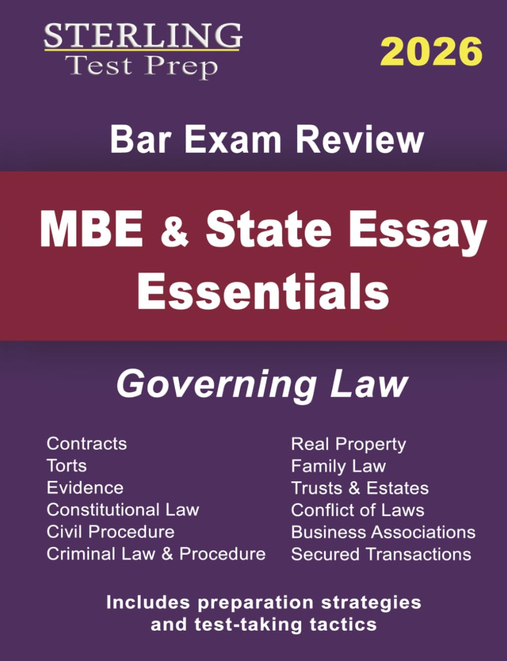 MBE & State Essay Essentials: Governing Law for Bar Exam Preparation