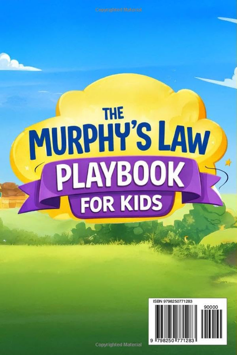 The Murphy’s Law Playbook for Kids: A Funny and Practical Guide with 55+ Real-Life Lessons to Stop Bad-to-Worse School, Friends, and Family Days with Coping Skills and Smart Backup Plans