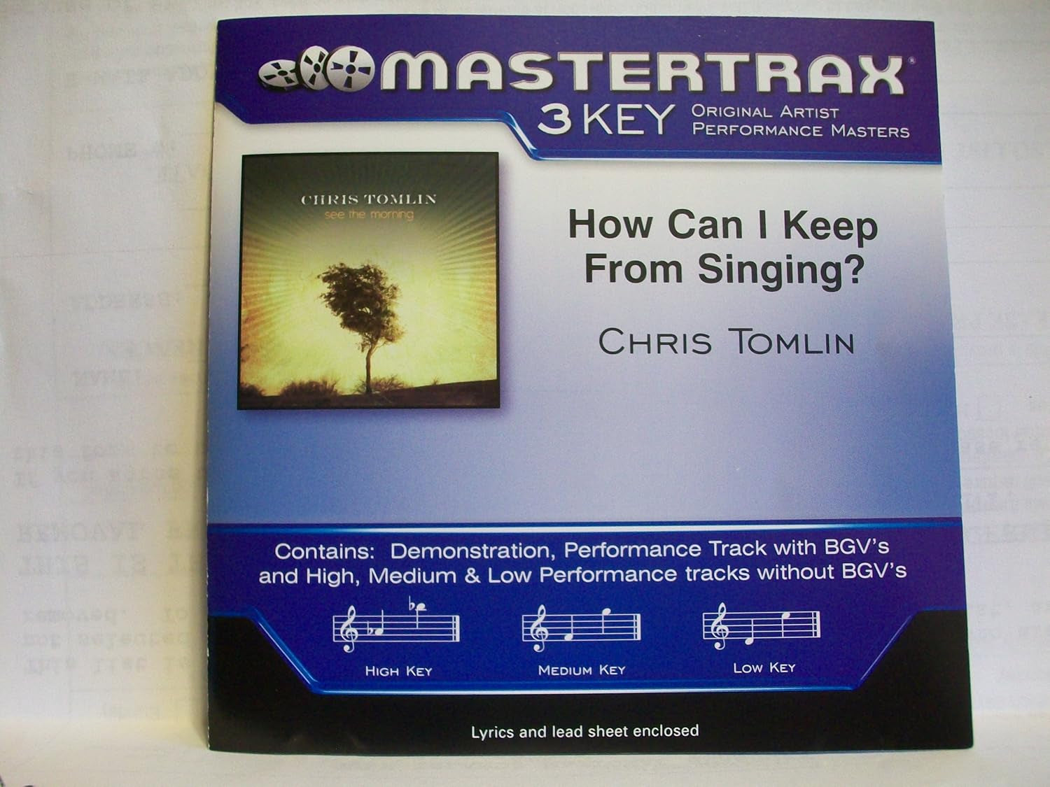 How Can I Keep From Singing : Chris Tomlin : Mastertrax 3 Key