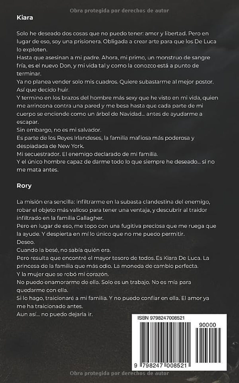 Tentación Robada: Un romance de mafia de enemigos a amantes (Reyes Irlandeses) (Spanish Edition)