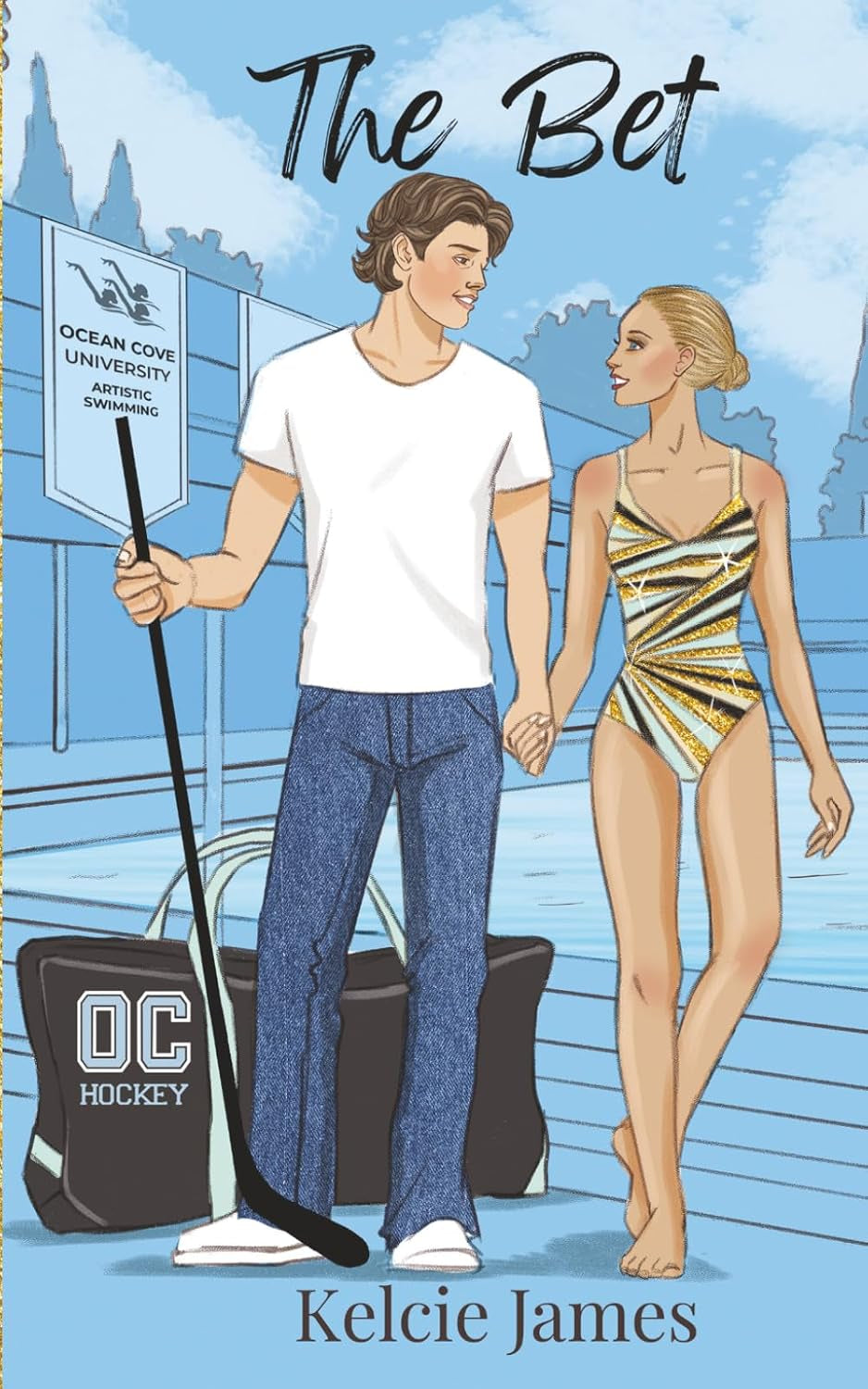 The Bet: A Fake Dating College Hockey Romance: Ocean Cove University #1