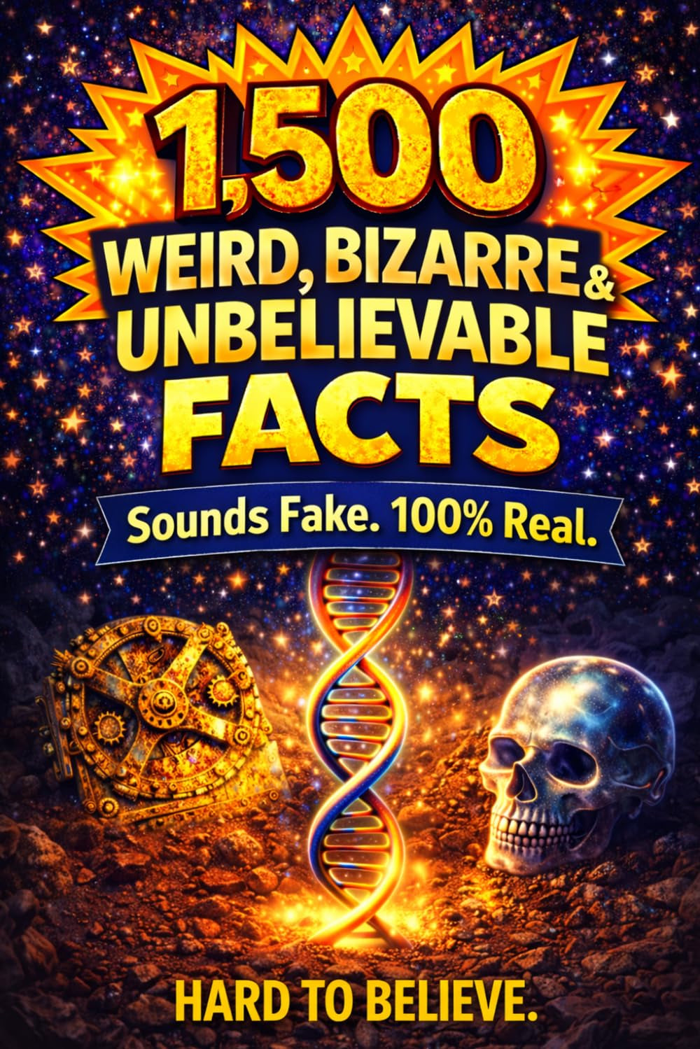 1,500 Weird, Bizarre & Unbelievable Facts: Random Trivia Book for Adults - Funny, Weird & Mind-Blowing Things You Won’t Believe Are True