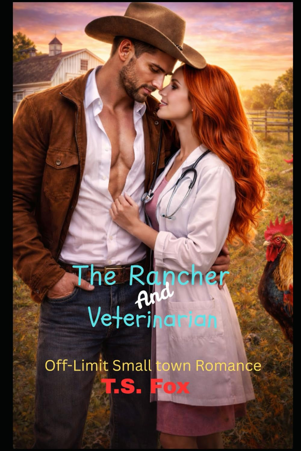 The Rancher and Veterinarian: Off-Limit Small Town Romance (Harper's Family)
