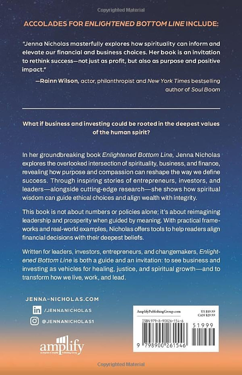 Enlightened Bottom Line: Exploring the Intersection of Spirituality, Business, and Investing