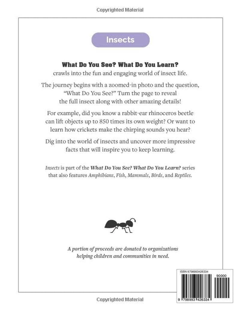 Insects—What Do You See? What Do You Learn?: Butterflies that navigate thousands of miles during migration and a tiny beetle that can eat over 4,000 ... | Perfect for Homeschool & Classroom Use)