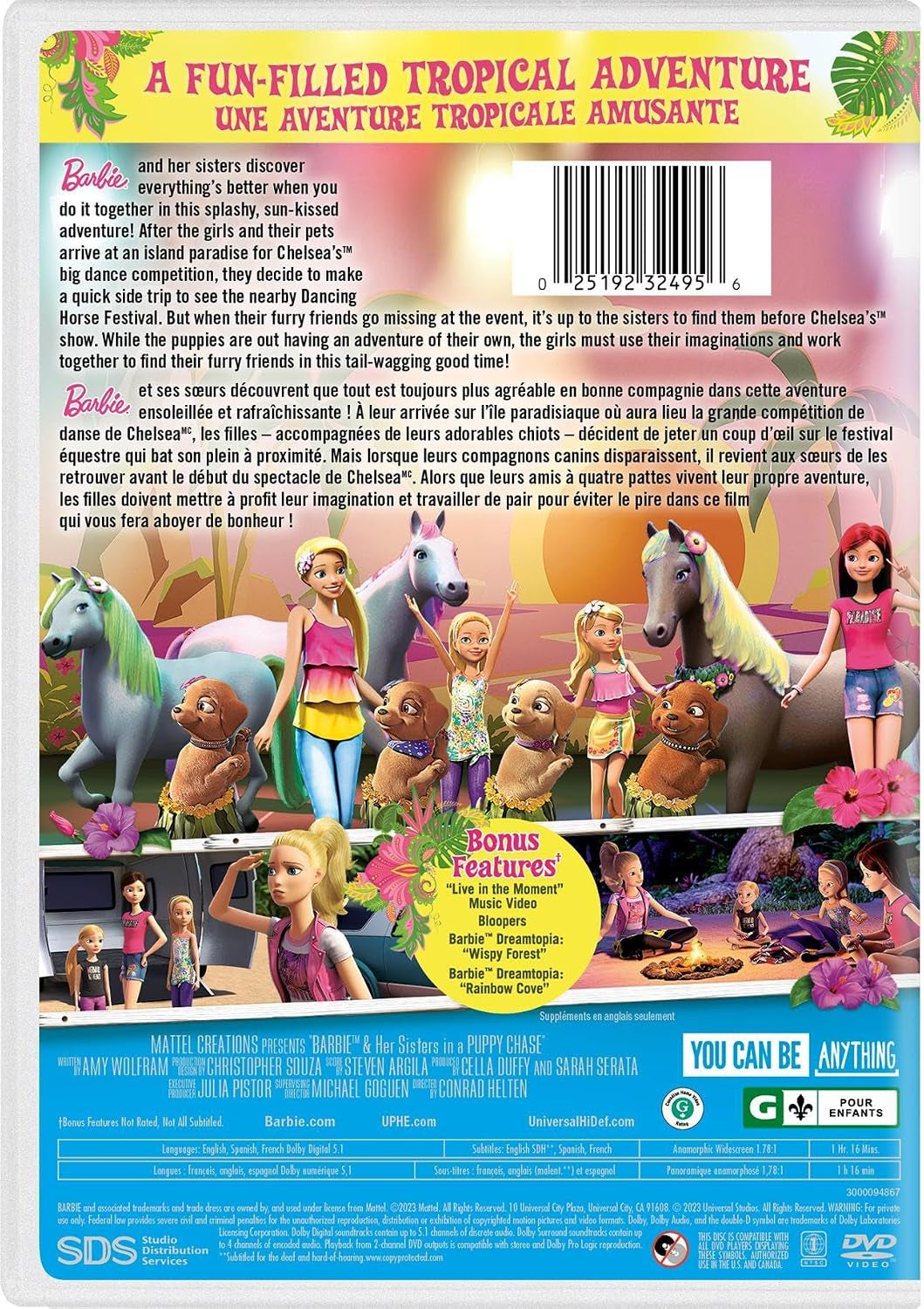Barbie & Her Sisters in a Puppy Chase (DVD)