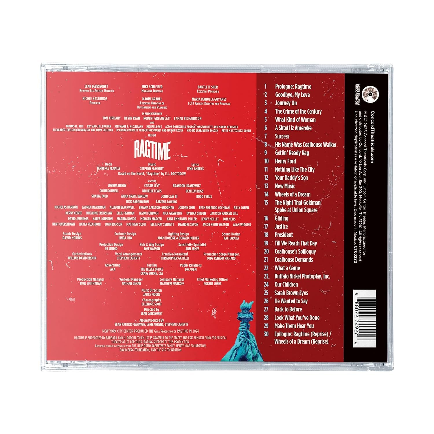 Ragtime: The Musical 2025 Broadway Cast Recording