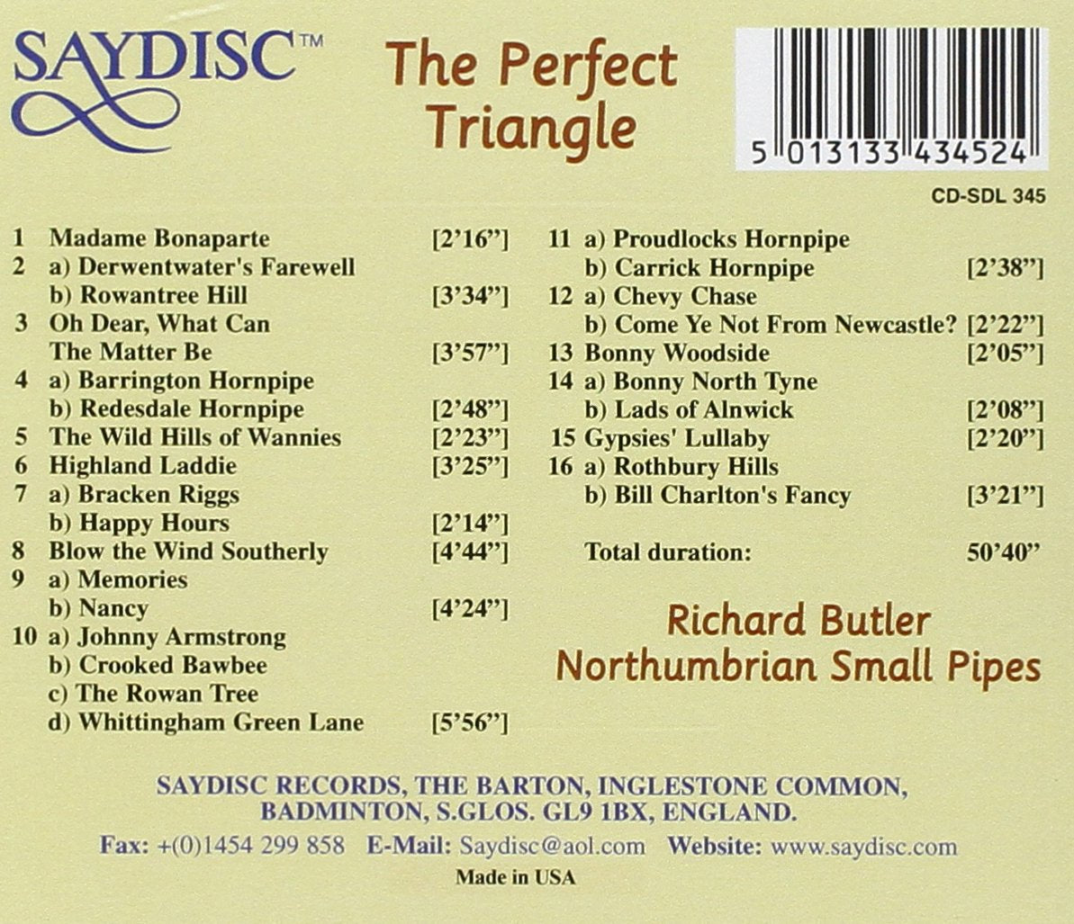 The Perfect Triangle/Northumbrian Small Pipes