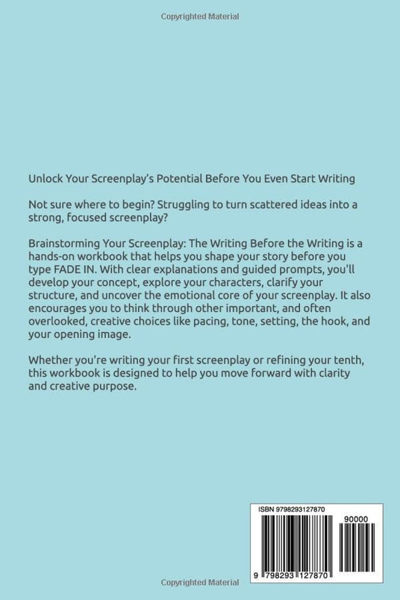 Brainstorming Your Screenplay: The Writing Before the Writing
