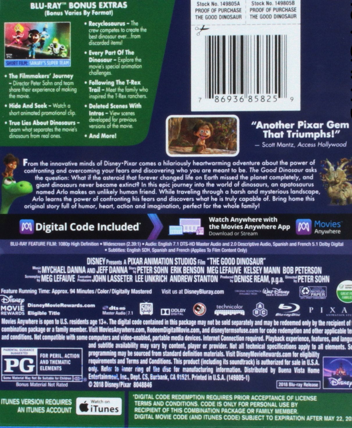 GOOD DINOSAUR, THE