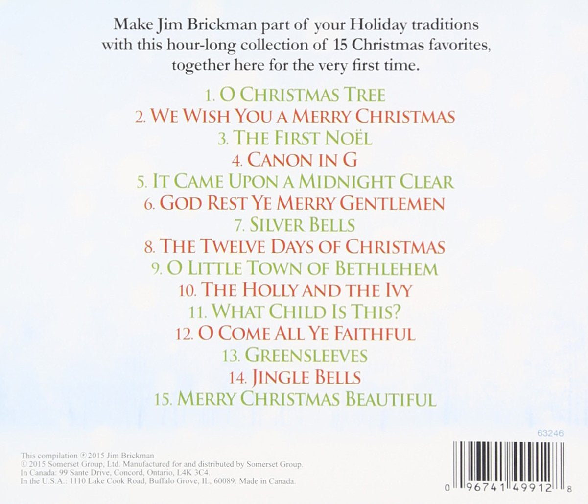 JIM BRICKMAN CHristmas Favorites collection