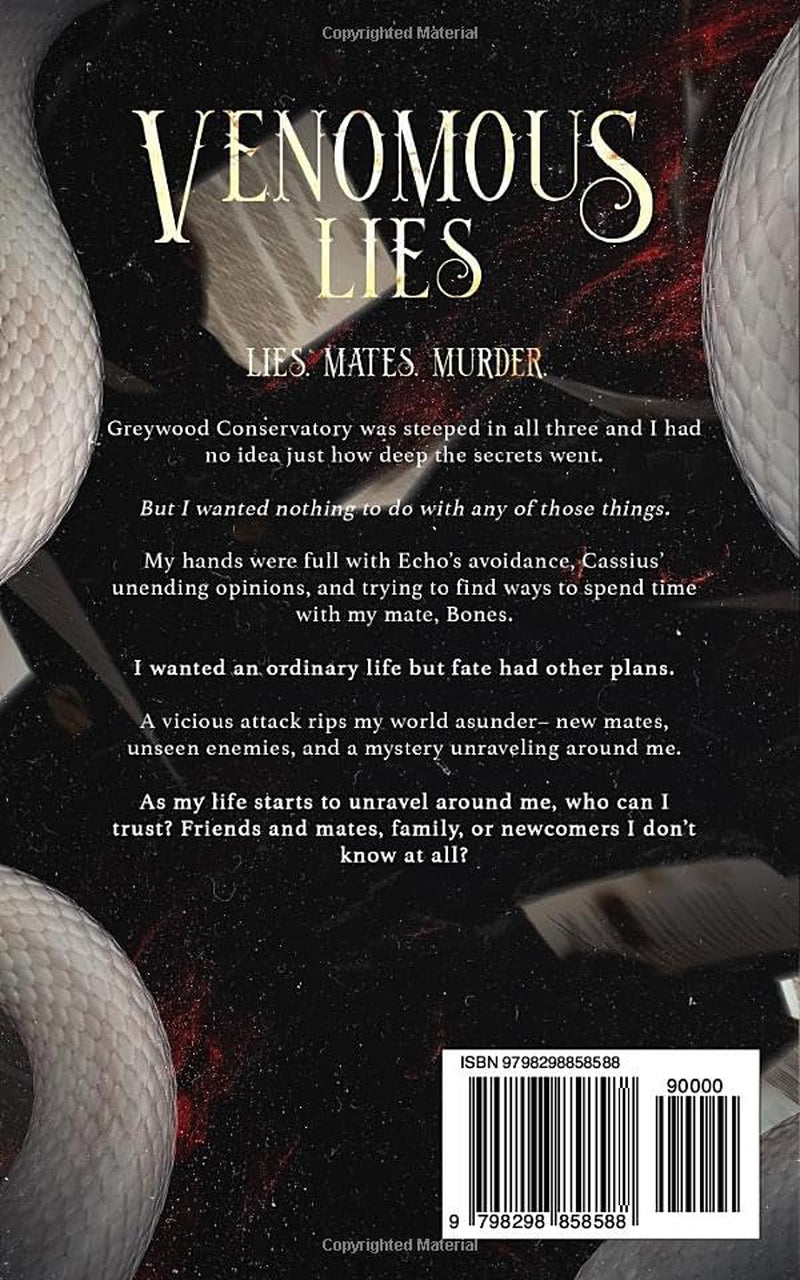 Venomous Lies (Greywood Conservatory for the Arcane)