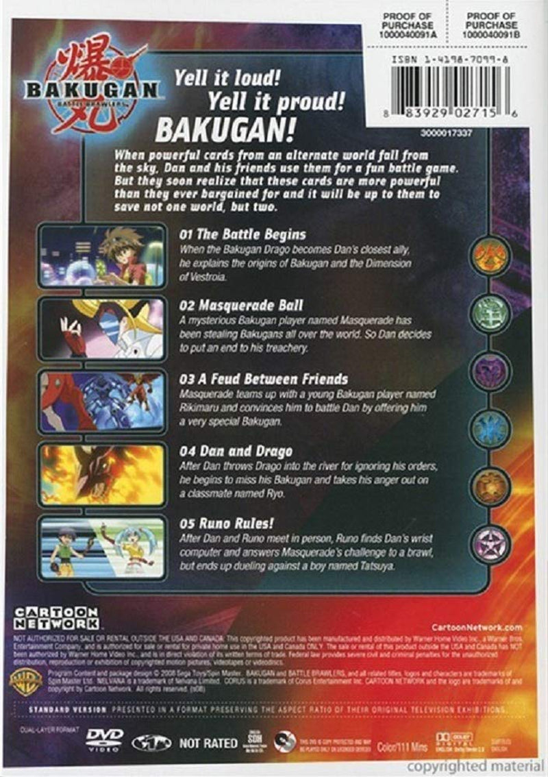 Cartoon Network: Bakugan Chapter 1 (DVD)