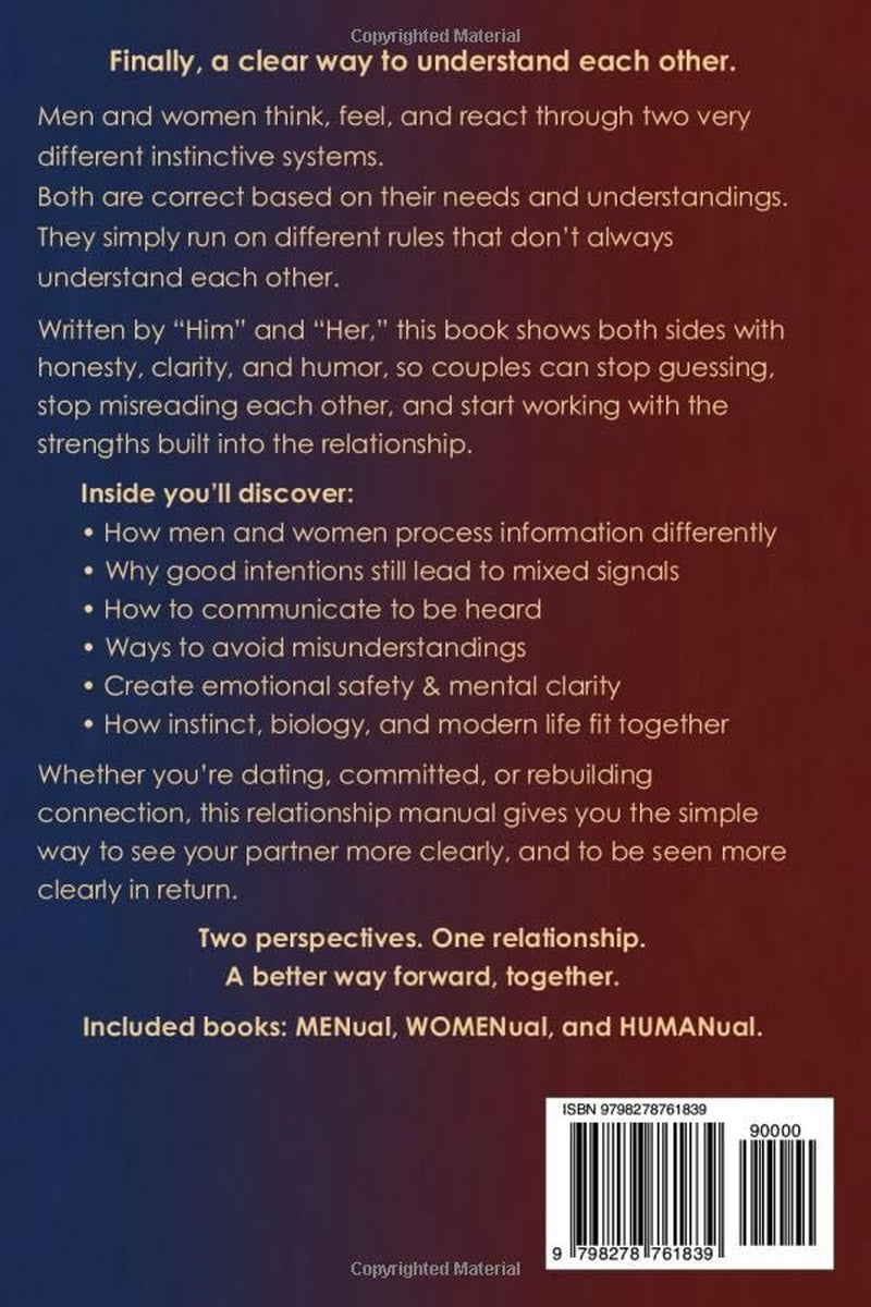The Him & Her Manual: How Men and Women Think (The Relationship Owner’s Manuals)