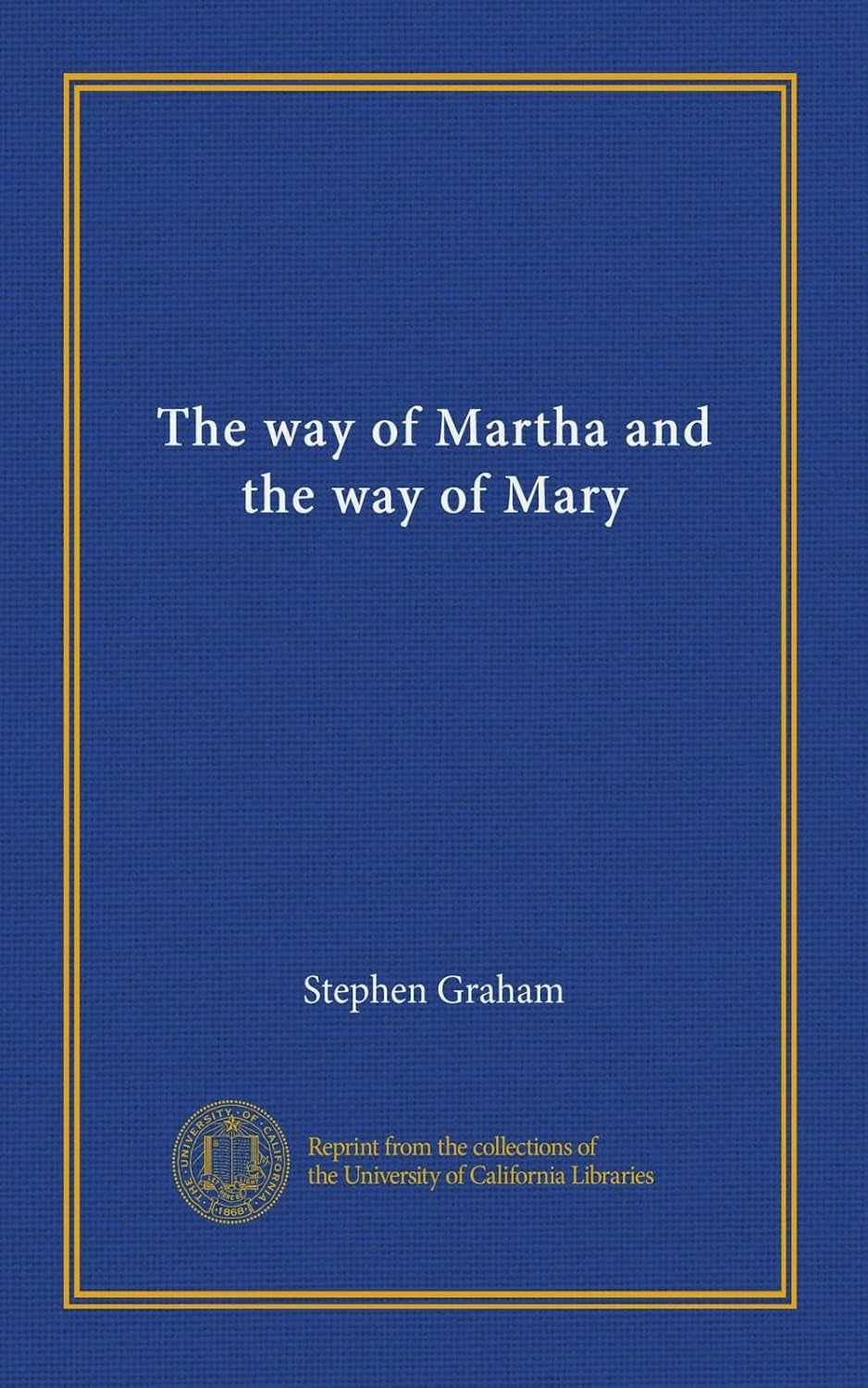 The way of Martha and the way of Mary