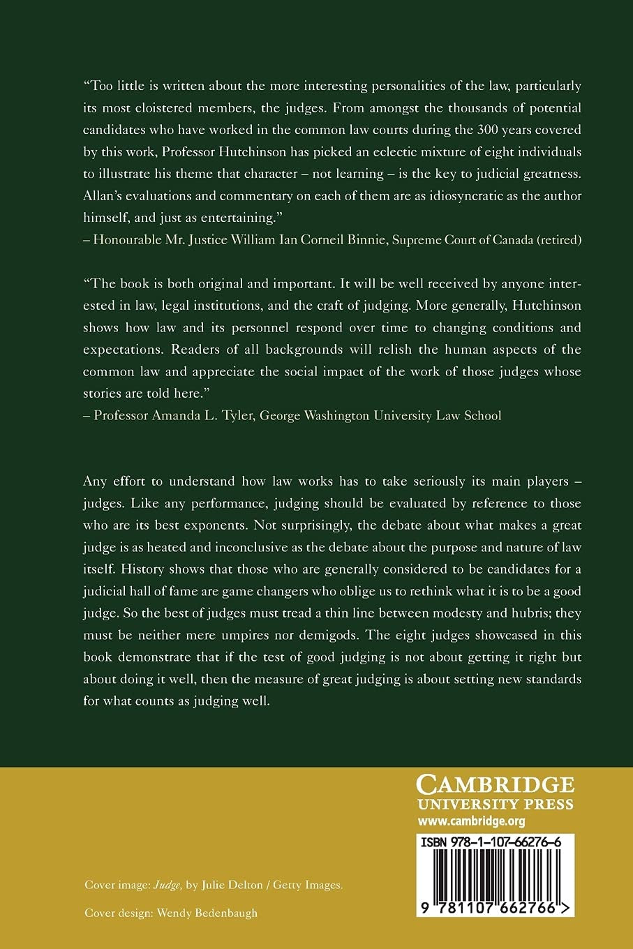 Laughing at the Gods: Great Judges and How They Made the Common Law