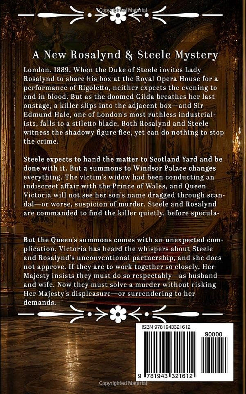 A Murder at the Royal Opera: A Victorian Historical Mystery (Rosalynd and Steele Mysteries)