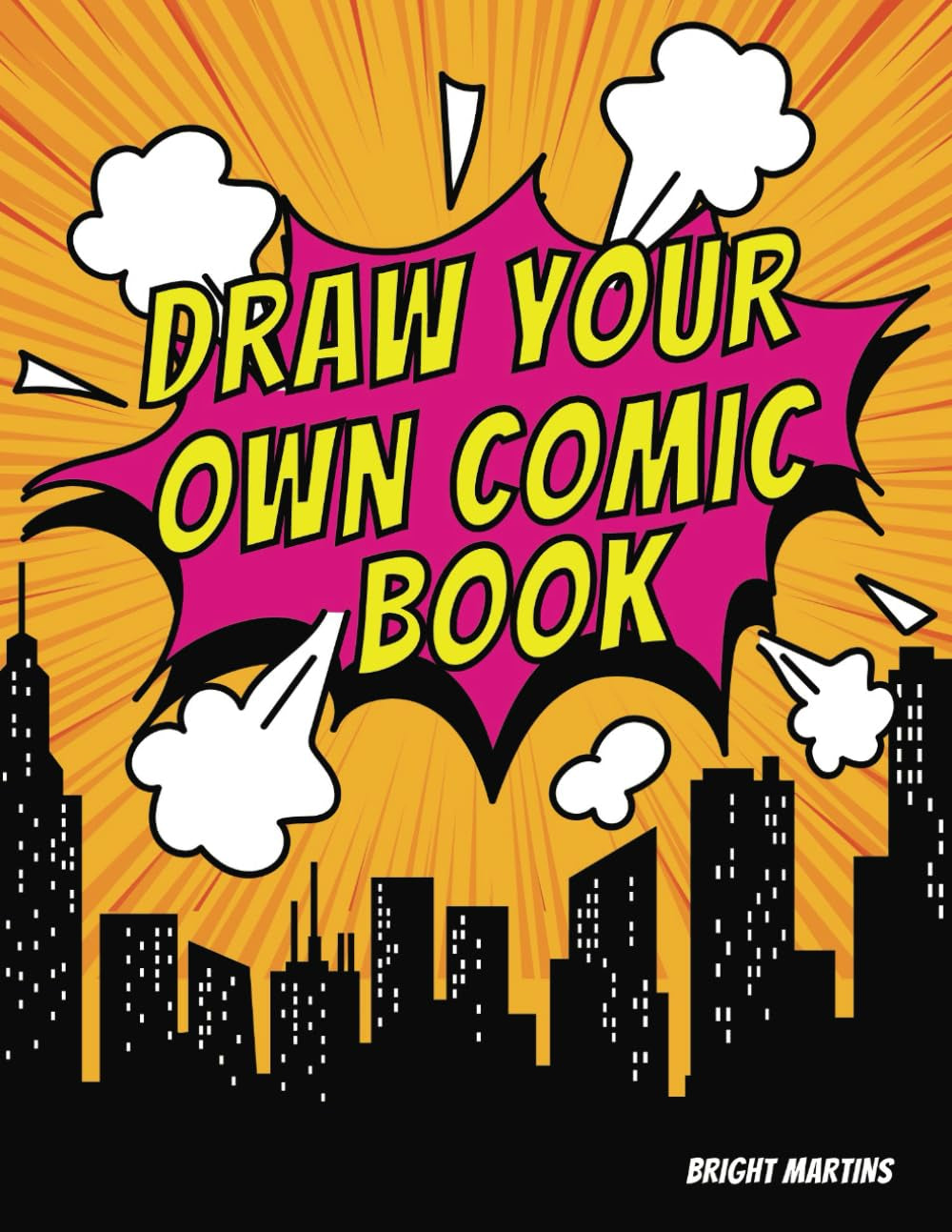 Draw Your Own Comic Book: Embrace your creativity with 100 Different Blank Pages | Original Book for Boys & Girls | Gift Idea for Teenagers ages 12-17 years old | Large Print 8.5x11"