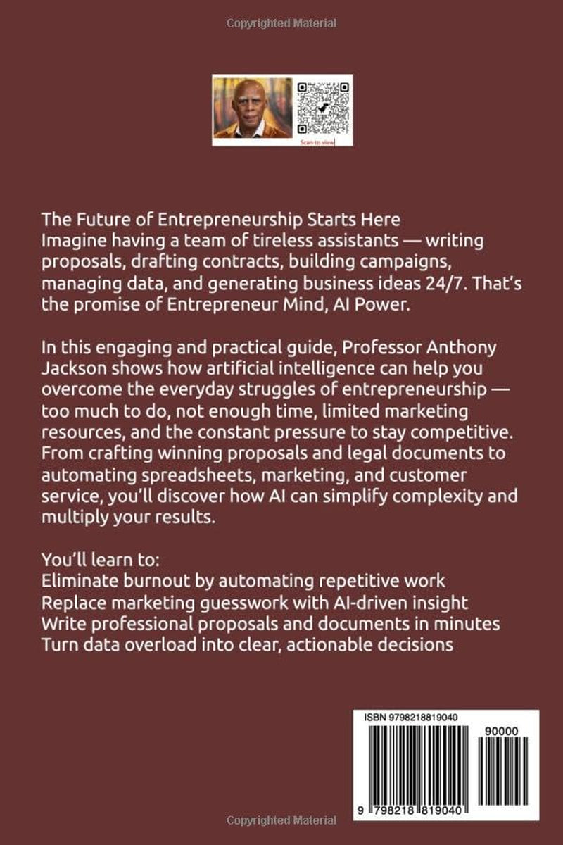 Entrepreneur Mind, AI Power: A practical guide to AI for entrepreneurs