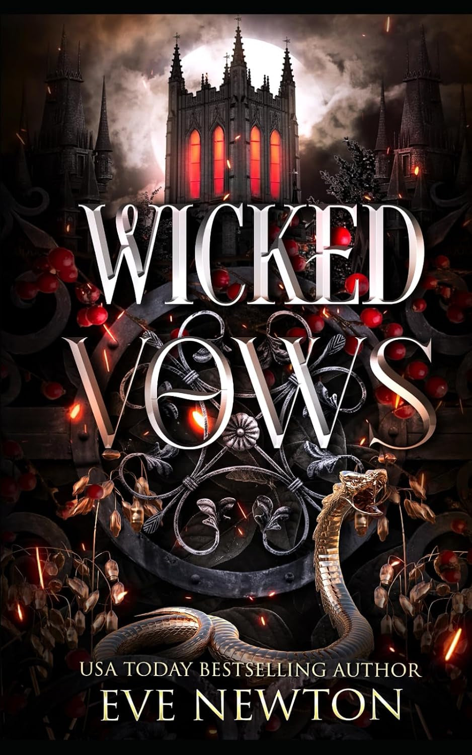 Wicked Vows: A Dark Paranormal Reverse Harem (Cursed Darkness (DarkHallow Academy))