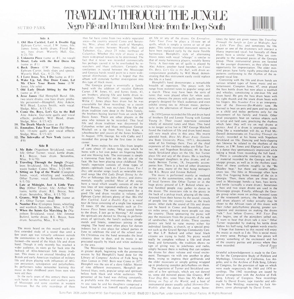 Traveling Through The Jungle, Fife and Drum Bands From The Deep South