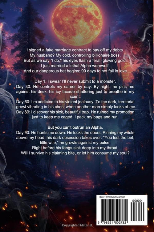 The Billionaire Alpha's Contract Mate: A Contract Marriage Enemies to Lovers Forbidden Love Human Shifter Romance (The Human Luna Series)