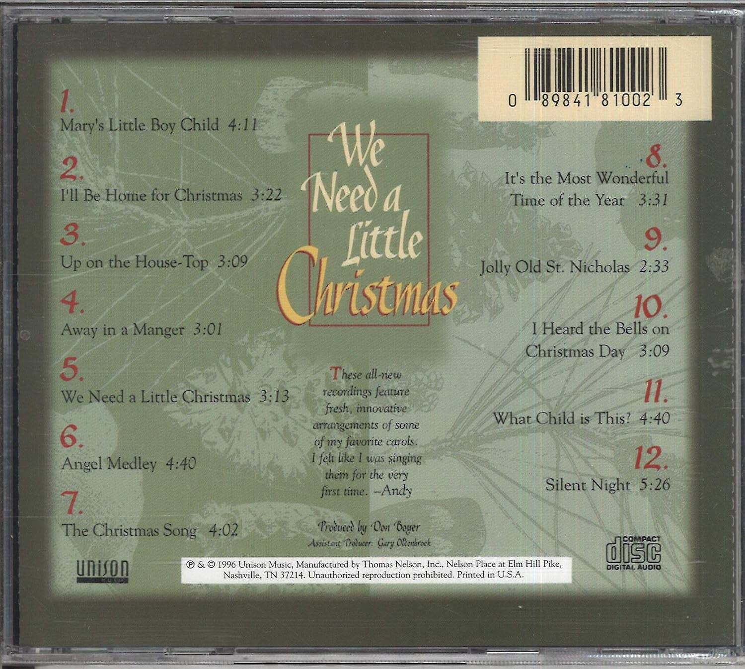We Need a Little Christmas
