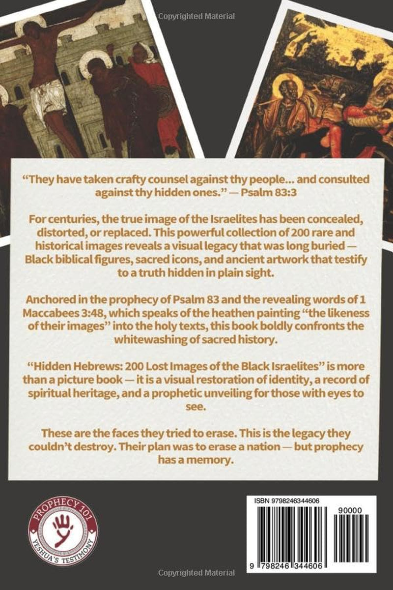 The Hidden Hebrews: 200 Images Revealing the True Identity of the Israelites | Uncovering the Hidden History of the True Hebrews, Black Israelites, ... 9 in | 201 pages | Full-page visual archive |