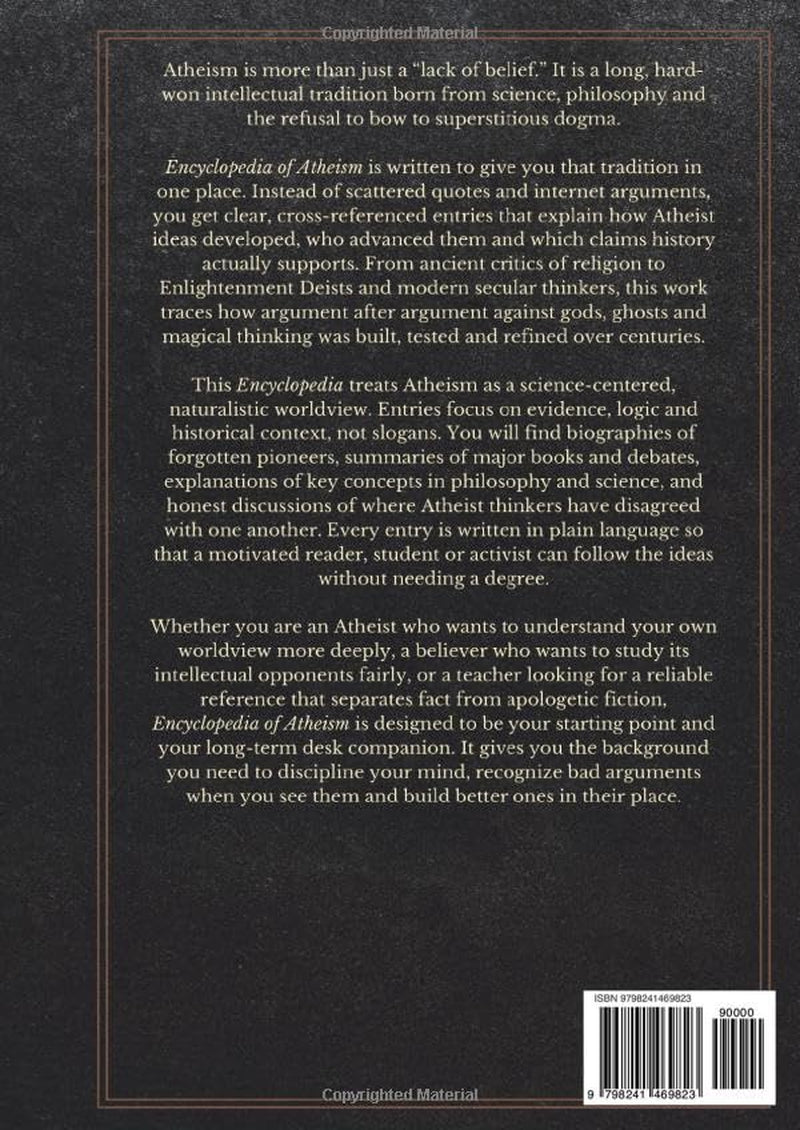 Encyclopedia of Atheism: Volume I / (Volume 1)