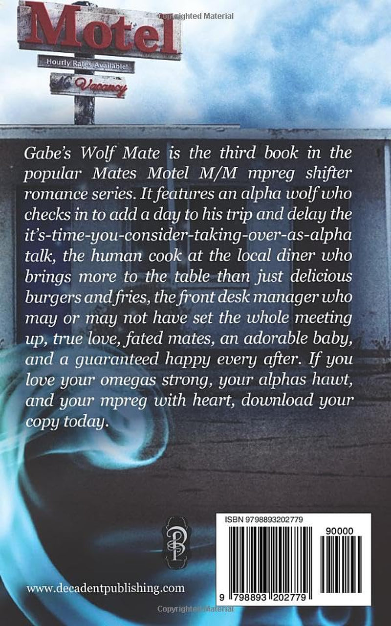 Gabe's Wolf Mate: An MM Shifter Mpreg Romance (The Mates Motel)